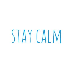 Illustration about stay positive, stay calm, mental health care during New Normal, COVID-19 New Normal