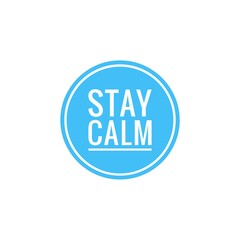 Illustration about stay positive, stay calm, mental health care during New Normal, COVID-19 New Normal