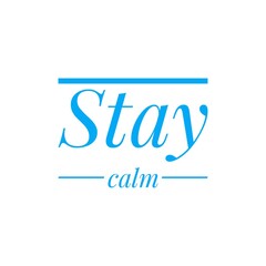 Illustration about stay positive, stay calm, mental health care during New Normal, COVID-19 New Normal