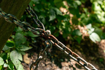 Fototapeta premium chain and lock