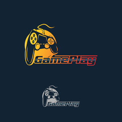 joystick logo for gaming vector icon illustration,Game gaming logo, keypad controller