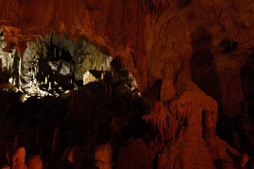 Impressive cave in Frasassi, Italy