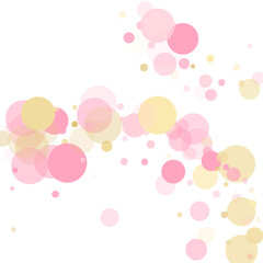 Bokeh confetti circles decoration holiday background.