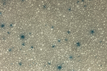 Chemical structures. Series of photographs of bubbles. Abstract backgrounds. Simulation of organic structures with water and detergent. Macro photography. Backgrounds for presentations.
Blur effect on