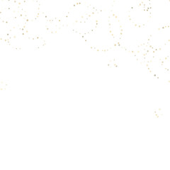 Fototapeta premium Gold Glitter Stars. Luxury Shiny Confetti.
