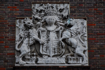 British crest, London, U.K