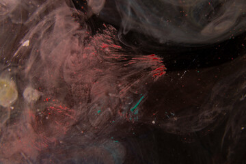 Organic fluids. Series of photographs of fluids. Abstract backgrounds. Simulation of organic fluids...