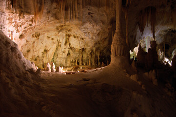 Impressive cave in Frasassi, Italy
