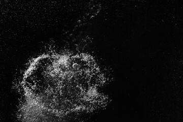 Macro of water bubbles