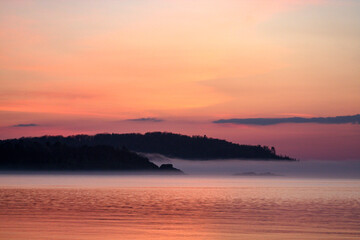 Fototapeta premium sunset over the sea