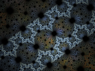 surreal futuristic digital 3d design art abstract background fractal illustration for meditation and decoration wallpaper