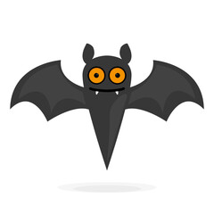 Scary bat icon. Animal icon. Halloween - Vector