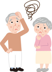 シニア夫婦悩む