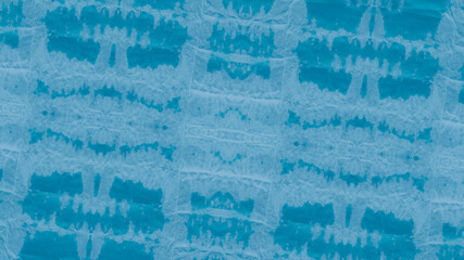 Geo Shibori Print. Tie Dye Style. Ocean 