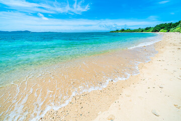 電信屋跡前のビーチ