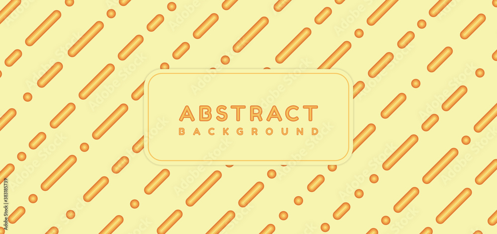 Wall mural abstract background rounded overlap shape design pastel color.