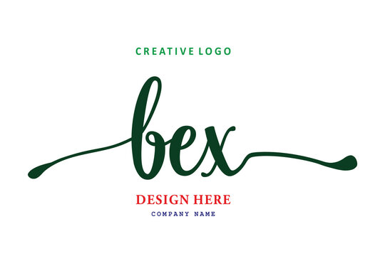 The simple BEX  font arrangement logo is easy to understand and authoritative