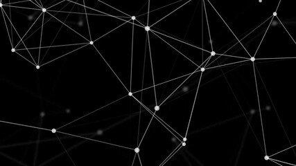 Modern low poly abstract halftone triangular loop background Animation. Geometrical futuristic soft minimalistic polygonal shape graphic design layout template. business presentation - Powered by Adobe