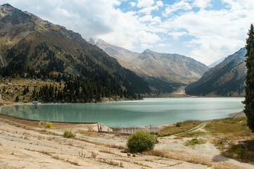 Mountains of Kazakhstan in early autumn