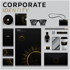 Corporate identity for business and marketing design
