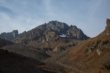 Mt Sneffels north-east face from Blaine Basin