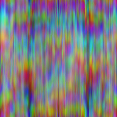 Seamless techno glitch RGB monitor noise rainbow. High quality illustration. Repeat pattern neon spectrum. Futuristic bad signal computer screen failure. Red green and blue distortion blur effect.