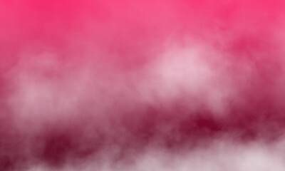 Abstract white smoke on deep red color background