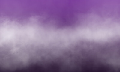 Abstract white smoke on deep violet color background