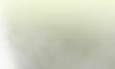 Abstract white smoke on dim green color background