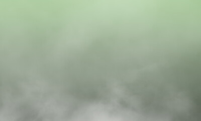 Abstract white smoke on lime green color background