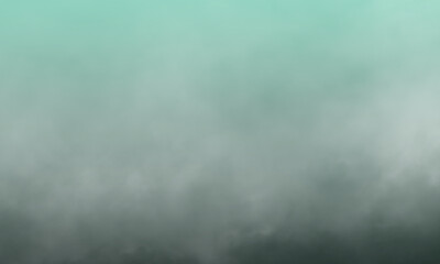 Abstract white smoke on mint green light color background