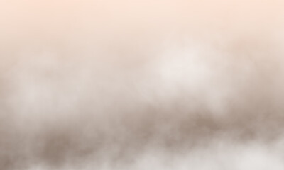 Abstract white smoke on powder pink color background
