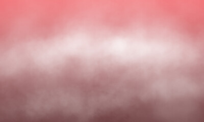Abstract white smoke on scarlet color background