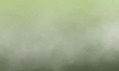 Abstract white smoke on spring dim green color background