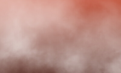 Fototapeta na wymiar Abstract white smoke on brick brown color background