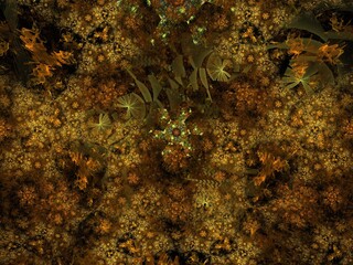 Imaginatory fractal background Image