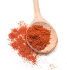 Paprika on white