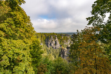 Nationalpark sächsische Schweiz im Freistaat Sachsen, Deutschland