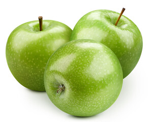 Organic green isolated on white