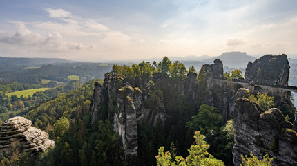 Nationalpark sächsische Schweiz im Freistaat Sachsen, Deutschland