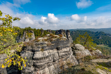 Nationalpark sächsische Schweiz im Freistaat Sachsen, Deutschland