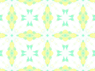 Abstract Watercolour Tile Pattern.