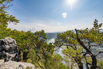 Nationalpark sächsische Schweiz im Freistaat Sachsen, Deutschland