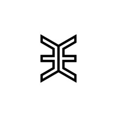 symbol ee 3e 33 icon logo vector