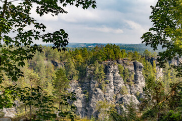 Nationalpark sächsische Schweiz im Freistaat Sachsen, Deutschland