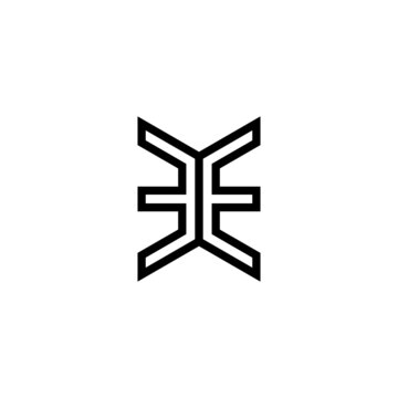 symbol ee 3e 33 icon logo vector