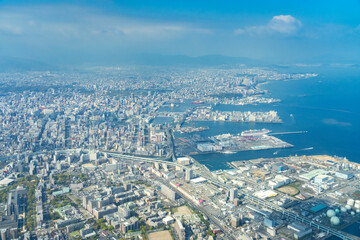 Naklejka premium 都市風景 福岡市