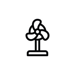 stand fan icon vector design trendy