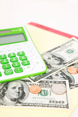 calculator and 100 dollars