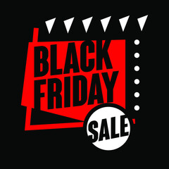 Black friday flyer and banner background vector